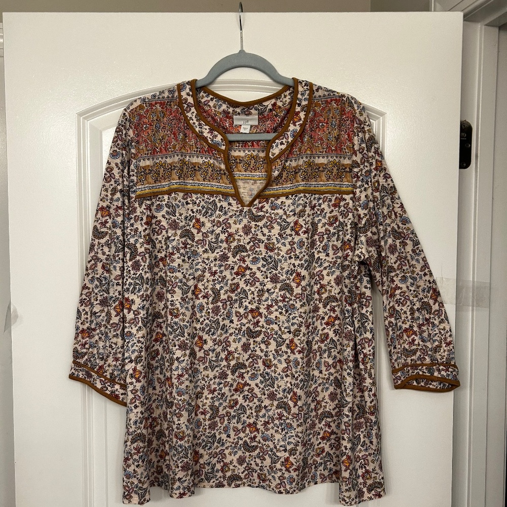 Cute J.Jill Fall Top Size XL